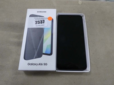 Lot 2537 - Samsung Galaxy A16 5G 128GB in Blue Black
