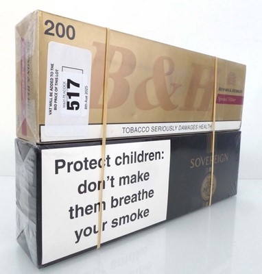 Lot 517 - 2 cartons of 10 packs of 20 cigarettes, 1x...