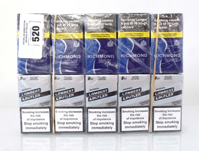 Lot 520 - 2 cartons of 10 packs of 20 cigarettes, 1x...