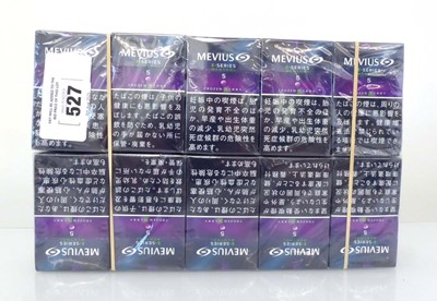 Lot 527 - 2 cartons of 10 packs of 20 Mevius cigarettes,...