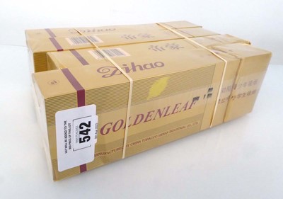 Lot 542 - 4 cartons of 10 packs of 20 Dihao Golden Leaf...