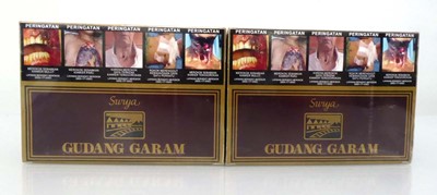Lot 544 - 2 cartons of 10 packs of 16 Surya Gudang Garam...