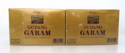 Lot 545 - 2 cartons of 10 packs of 16 Surya Gudang Garam...