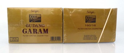 Lot 546 - 2 cartons of 10 packs of 16 Surya Gudang Garam...