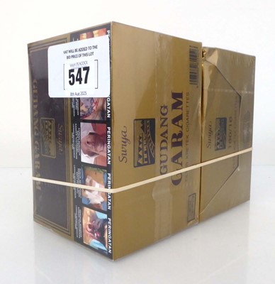 Lot 547 - 2 cartons of 10 packs of 16 Surya Gudang Garam...