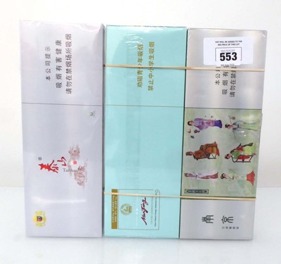 Lot 553 - 3 cartons of 10 packs of 20 Superslim...