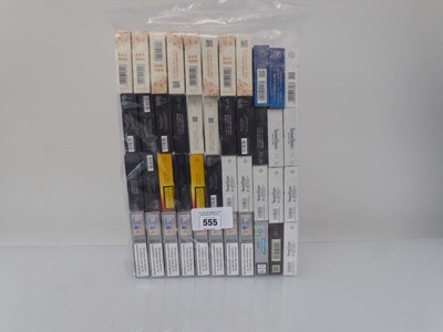 Lot 555 - 44 packs of 20 Cigarettes including Sterling...