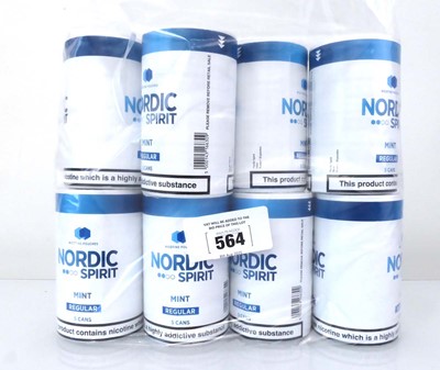 Lot 564 - 8 tubes of 5 packs of Nordic Spirit Regular...