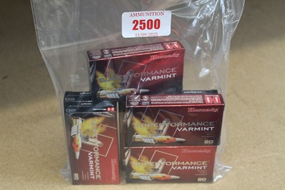 Lot 2500 - (S1) 140x .223 REM Hornady Superperformance...