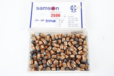 Lot 2506 - 250x .50cal 300gr Samson JSP bullet heads