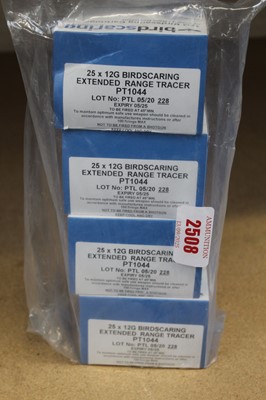 Lot 2508 - (S1) 100x 12 bore Birdscaring extended range...