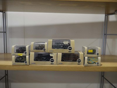 Lot 257 - Thirteen Oxford diecast OO gauge military...