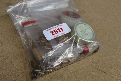 Lot 2511 - Bag containing .22 blanks
