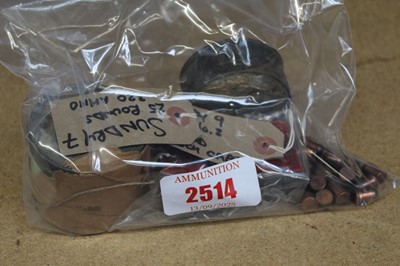 Lot 2514 - (S1) 25x .320 cartridges in tin box, and 144x...