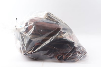 Lot 1192 - Two Rutherford cartridge bags, a Brady-style...