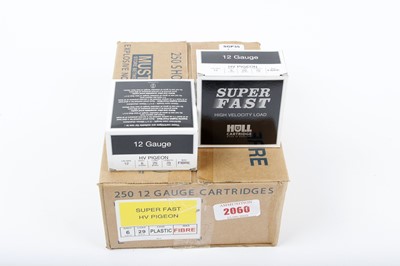 Lot 2060 - (S2) 200x 12 bore Hull no. 6 shot 29gr fibre...