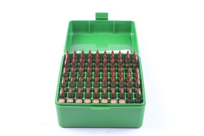 Lot 2519 - (S1) Green cartridge box containing 65x .223...