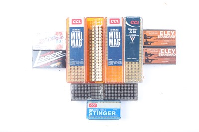 Lot 2520 - (S1) Approx. 744x .22LR cartridges including;...