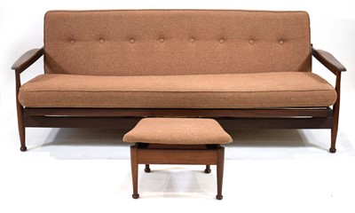 Lot 293 - A Guy Rogers 'Manhattan' sofa bed, the teak...