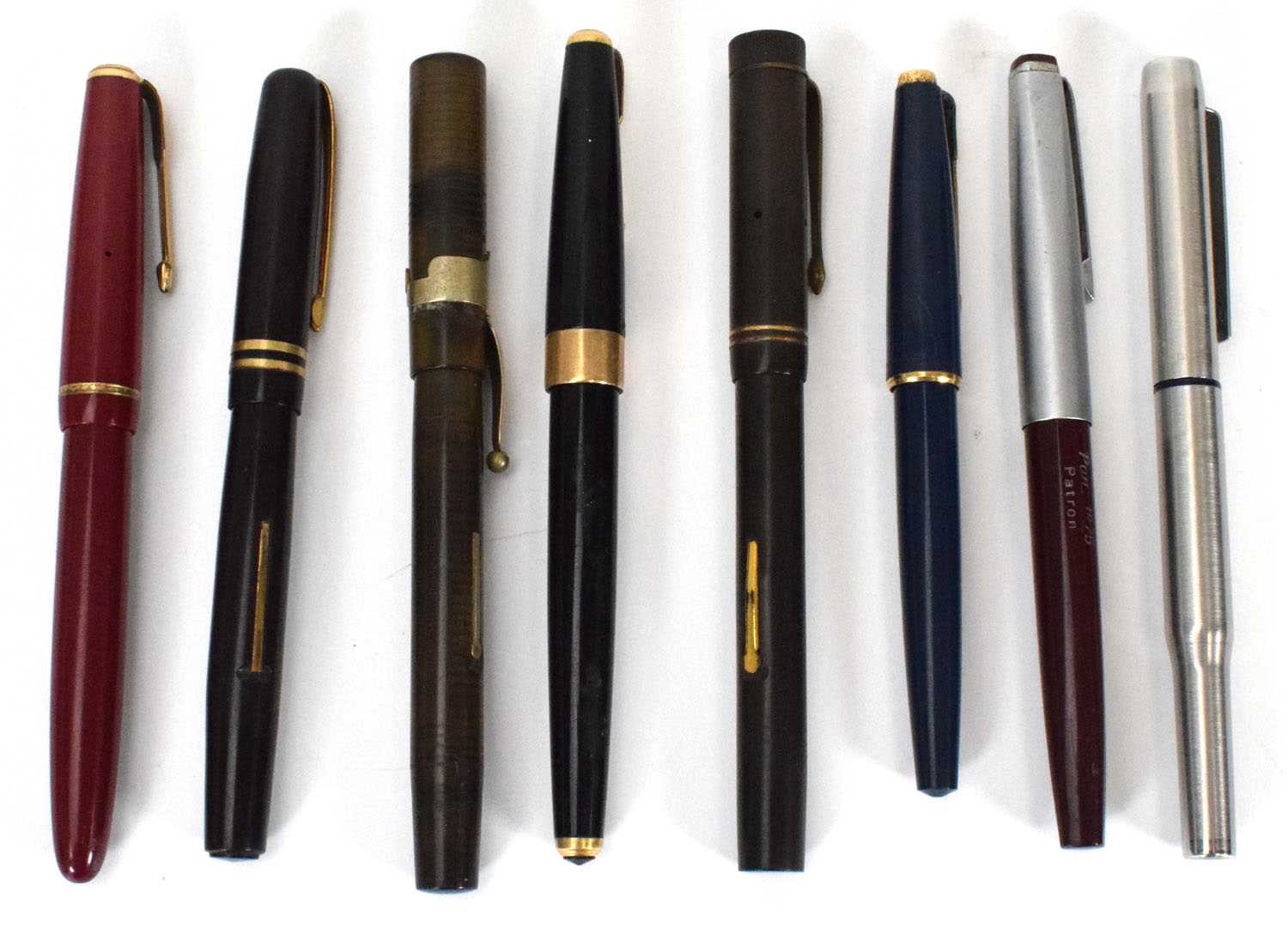 Lot 113 - A group of eight fountain pens including four...