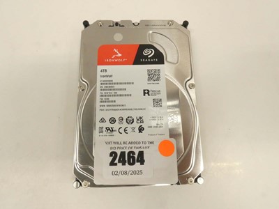 Lot 2464 - Seagate IronWolf 4TB HDD