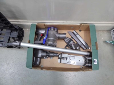 Lot 3184 - Handheld Dyson DC35 vacuum cleaner with pole,...