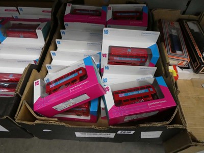 Lot 2916 - Box containing diecast London 2012 buses