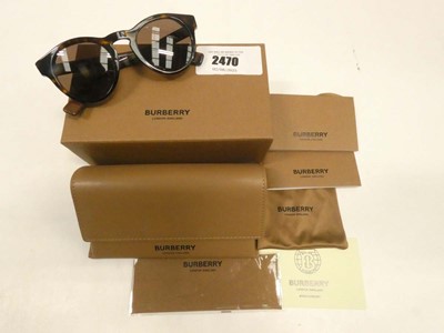 Lot 2470 - Burberry Tortoise Shell 13501 sunglasses with...