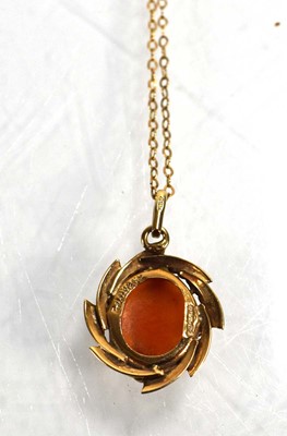 Lot 682 - A 9ct yellow gold fine chainlink necklace...