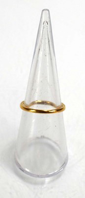 Lot 684 - A 22ct yellow gold wedding band, band w. 1.5...