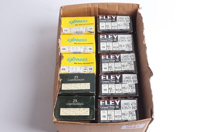Lot 2062 - (S2) Approx. 250 x 16 bore cartridges: 150 x...