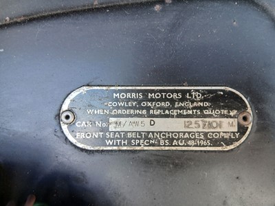Lot 4006 - (RPY 728H) 1969 Morris Minor 1000 Traveller...