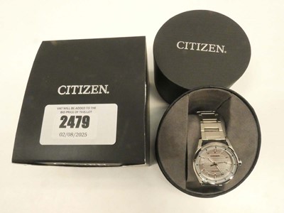 Lot 2479 - Citizen Eco-Drive wristwatch with box