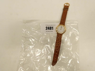 Lot 2481 - Raymond Weil 18k Gold Plated wristwatch