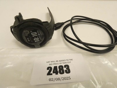 Lot 2483 - Garmin Instinct 25 GPS running watch with cable
