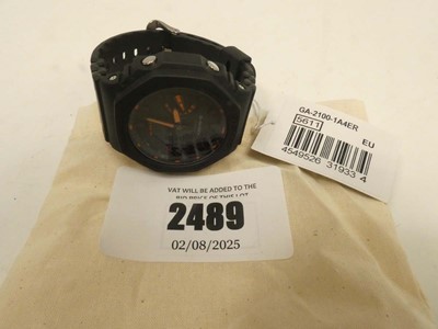Lot 2489 - Casio G-Shock GA-2100-1A4ER wristwatch with pouch