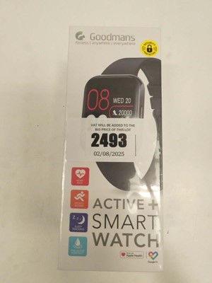 Lot 2493 - Goodman Active + smartwatch, sealed box