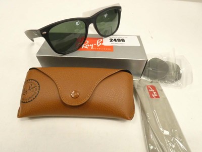 Lot 2496 - Ray-Ban Wayfarer sunglasses (prescription...