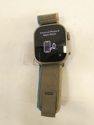 Lot 2002 - Apple Watch Ultra 1 49mm Titanium & Ceramic