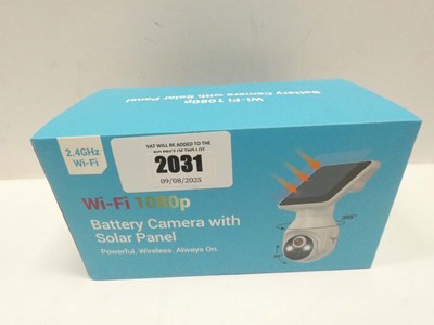 Lot 2031 - 1080p solar panel wireless camera