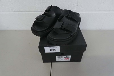 Lot 1334 - A boxed pair of ladies Replay sandals in black....