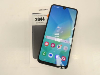 Lot 2044 - Samsung Galaxy A16 128GB Black with box and cable