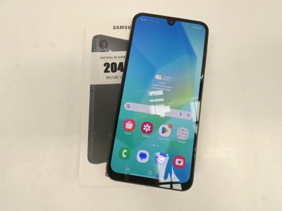 Lot 2045 - Samsung Galaxy A16 128GB Black with box and cable