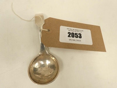 Lot 2053 - Sterling silver small sauce ladle