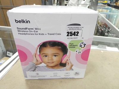 Lot 2542 - Belkin Sound Form Mini Wireless on-ear...