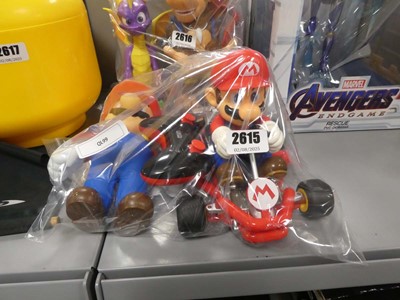 Lot 2615 - Mario model and Mario go-kart model