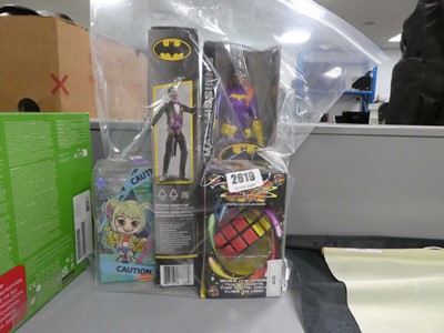 Lot 2619 - Bag of model figures including the Joker, a...