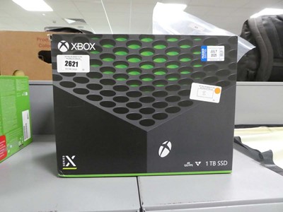 Lot 2621 - Boxed X-Box Series X 1TB SSD console