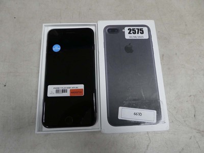 Lot 2575 - Boxed iPhone 7 Plus 32 GB in black, A1784