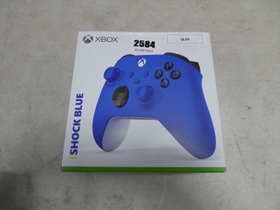 Lot 2584 - Boxed Xbox One Controller in blue